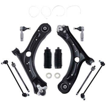 10Pc Front Suspension Kit Compatible for Volkswagen Beetle 2012–2019 & 2012–2022 Passat