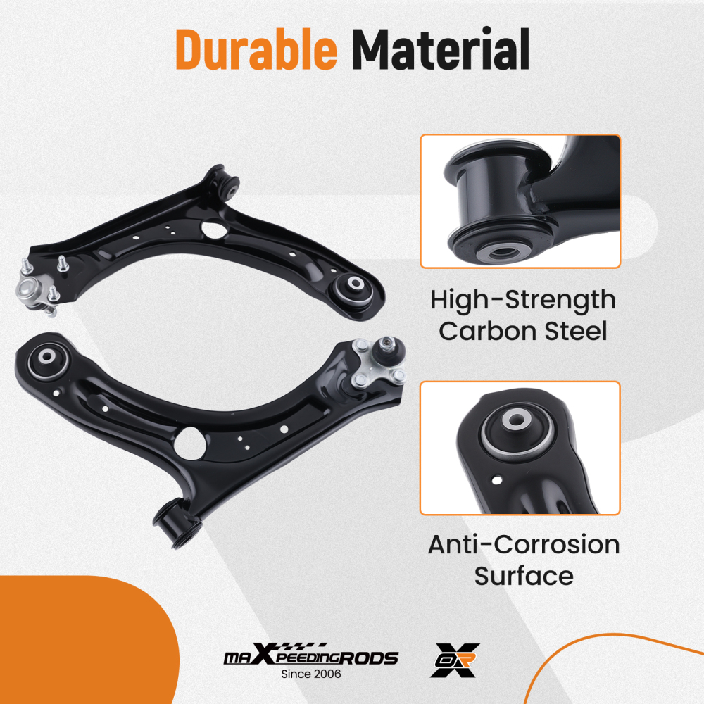 10Pc Front Suspension Kit Compatible for Volkswagen Beetle 2012–2019 & 2012–2022 Passat