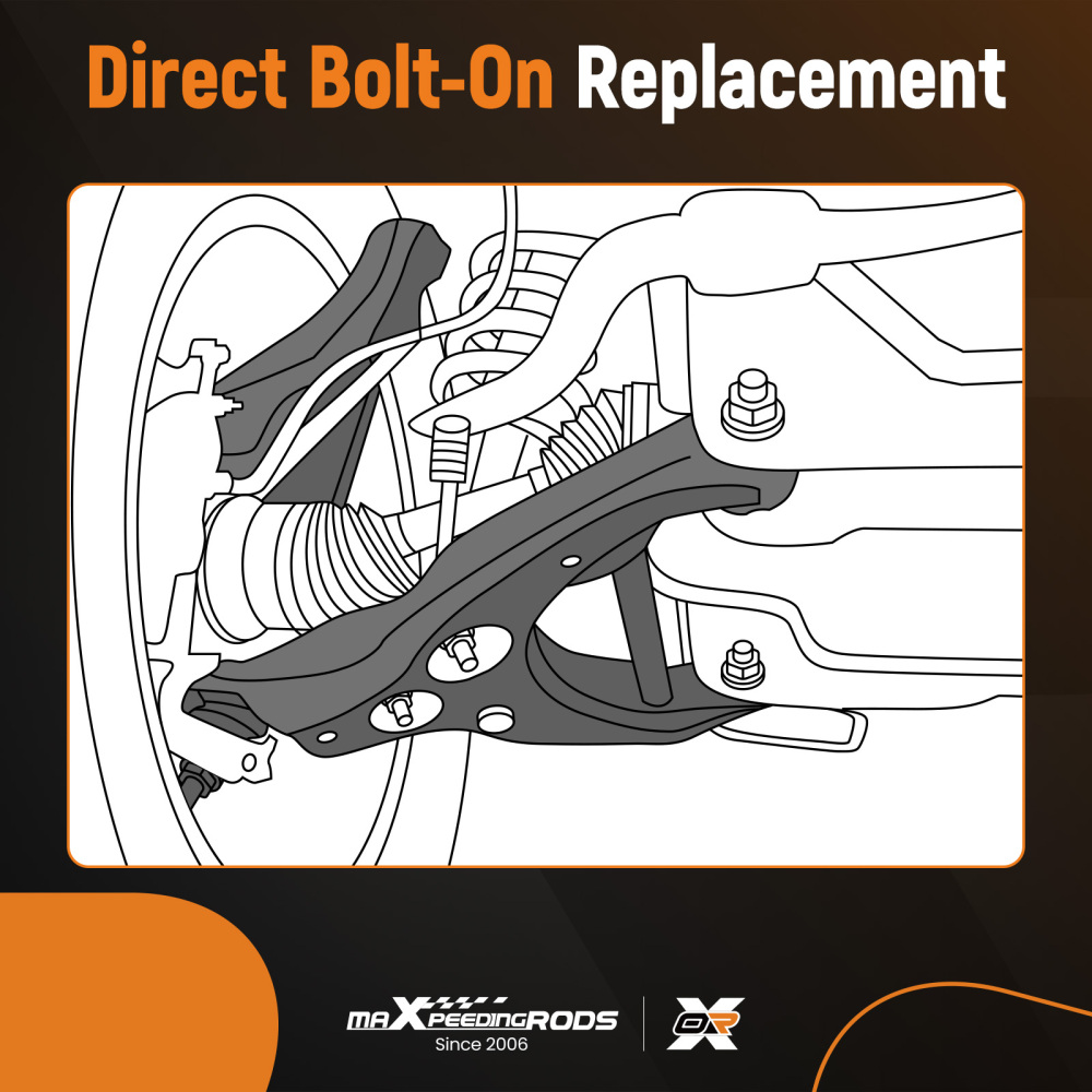 4 BRAS DE SUSPENSION + 2 ENSEMBLE DESSIEU CV AVANT compatible pour MERCEDES C204 W204 C207