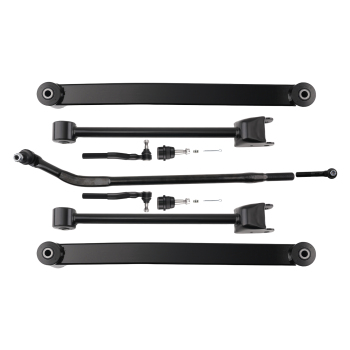 Front Upper Lower Control Arm Ball Joint Tie Rod compatible for Jeep Wrangler JK 2007-2018