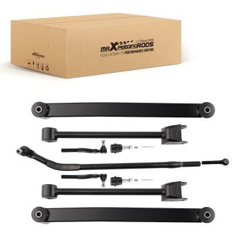 Front Upper Lower Control Arm Ball Joint Tie Rod compatible for Jeep Wrangler JK 2007-2018