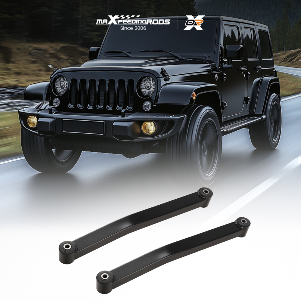 2pc Front Lower Control Arms for 2007 2008 2009 2010 -2017 2018 compatible for Jeep Wrangler JK