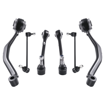 Front Lower Forward Rearward Control Arms Sway Bar Links for 2004 - 2010 compatible for BMW X3