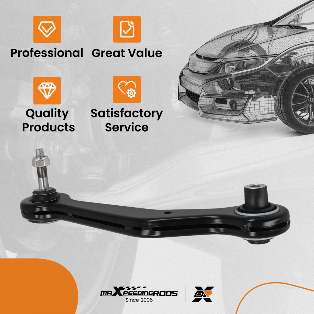 Rear Right Upper Rearward Control Arm Assembly compatible for BMW X5 2000-2006 K620626