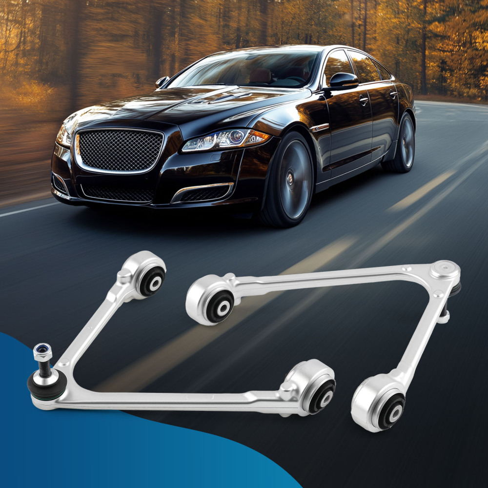 2x Left Right side Control Arm Front Upper compatible for Jaguar XJ 2011-2019 Aluminum