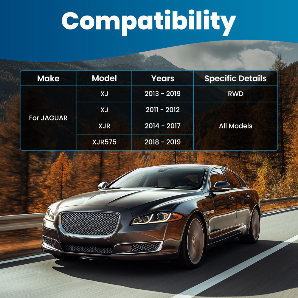 2x Left Right side Control Arm Front Upper compatible for Jaguar XJ 2011-2019 Aluminum
