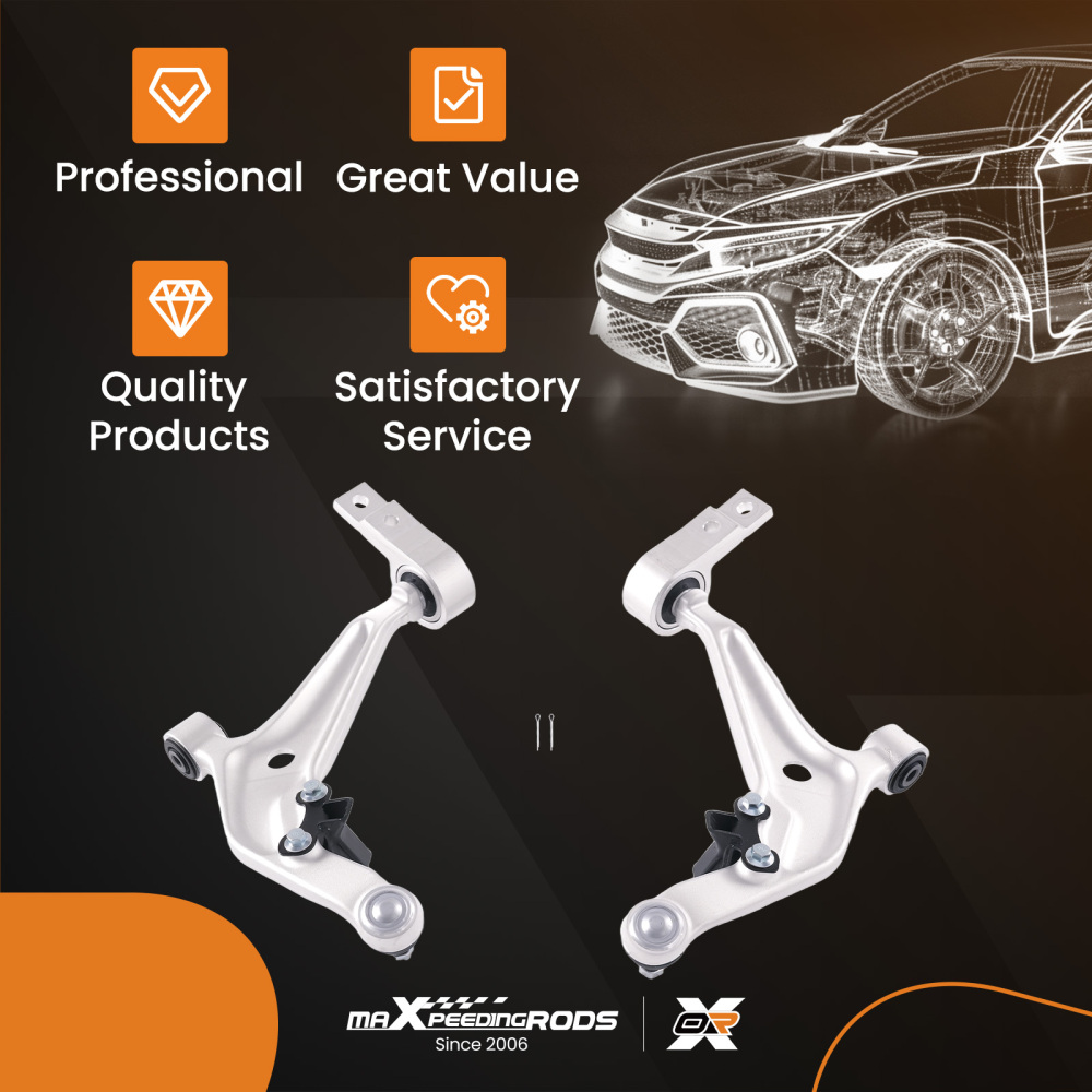 Control Arm Assembly Front Lower compatible for Nissan X-Trail 2.2 dCi 01-13 LH RH