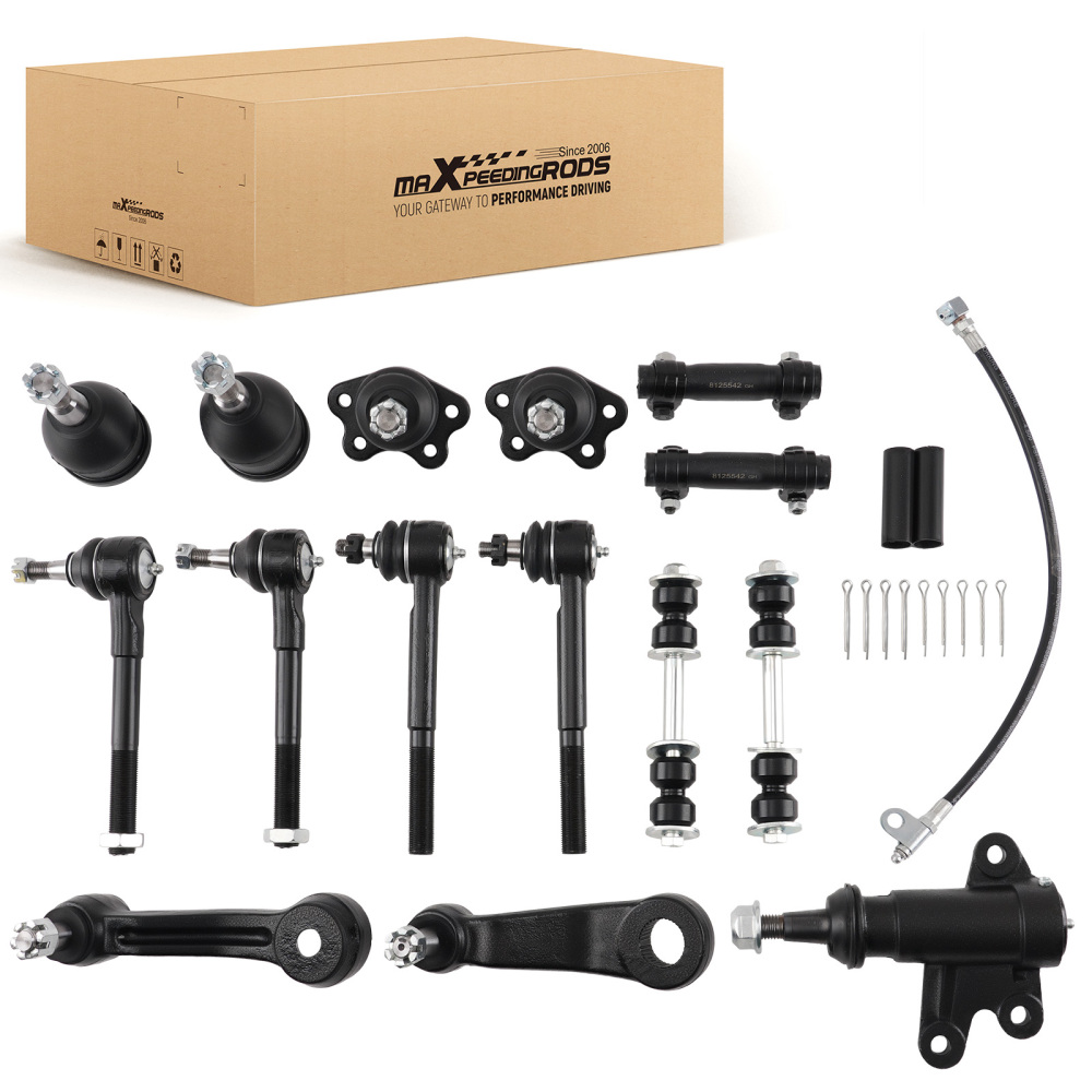 15x Front Upper Lower Ball Joints Idler Pitman Arm for 1993-2000 compatible for Chevy GMC C2500