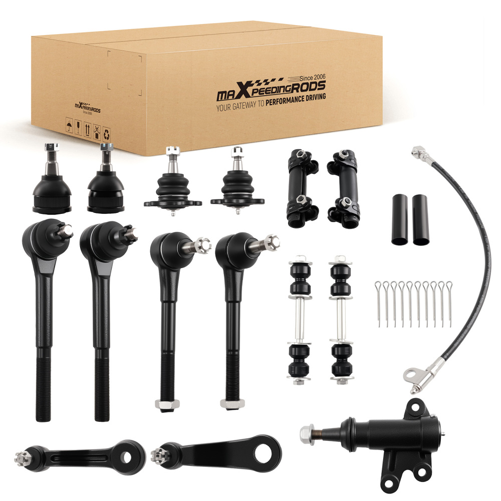 15x Front Upper Lower Ball Joints Idler Pitman Arm for 1993-2000 compatible for Chevy GMC C2500
