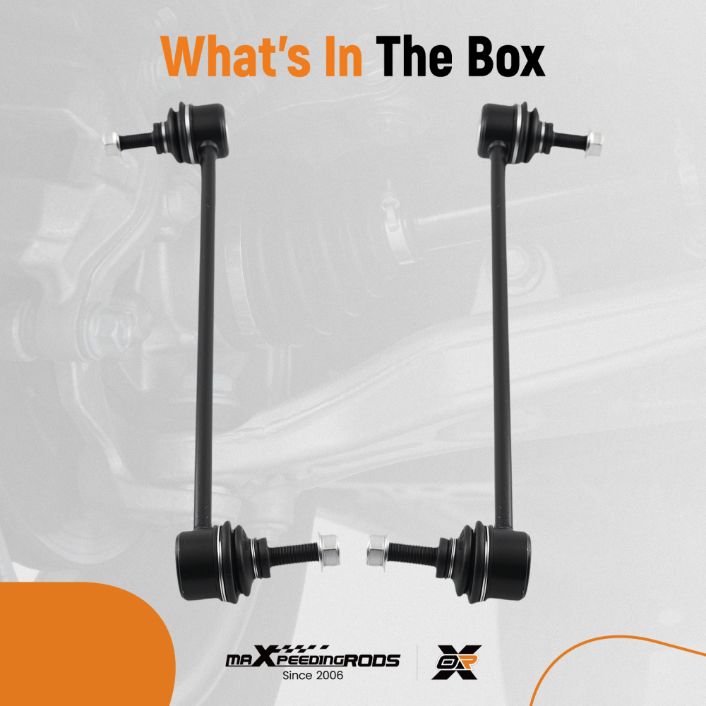 2PC FRONT ROLL BAR DROP LINK STABILISER compatible for MINI R50 R52 R53 R55 R56 R57 R58 R59
