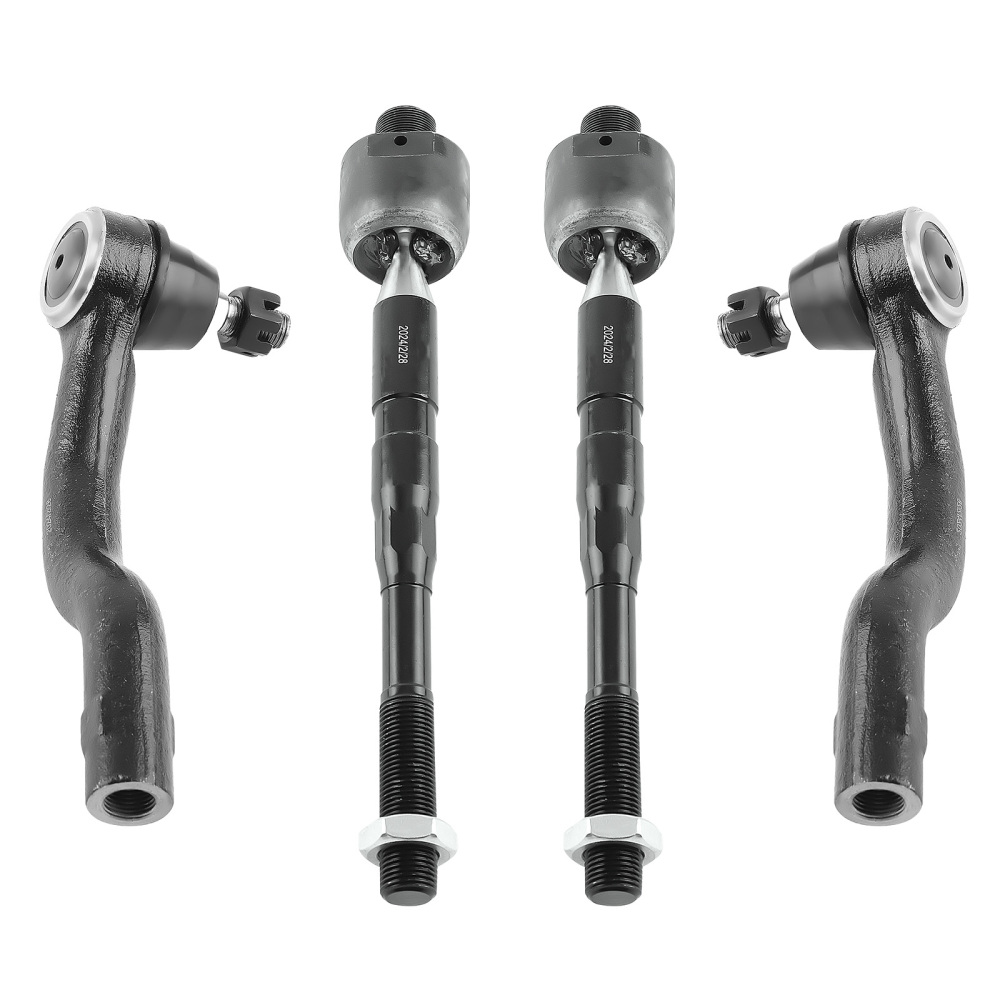 Front Strut w/ Coil Spring + Upper Lower Control Arms compatible for Nissan Titan 2004-2015