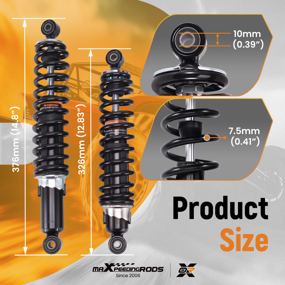 Set of Shocks compatible for Honda FourTrax Foreman 400 4x4 1995-1996 51400-HM7-003