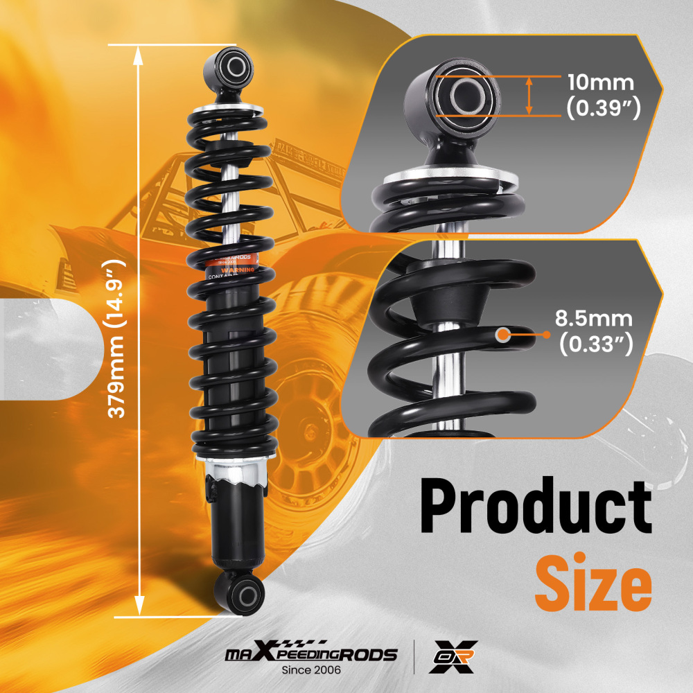 Rear Gas Shock Strut Absorber compatible for Honda FourTrax 300 2x4 1996-2000 TRX300