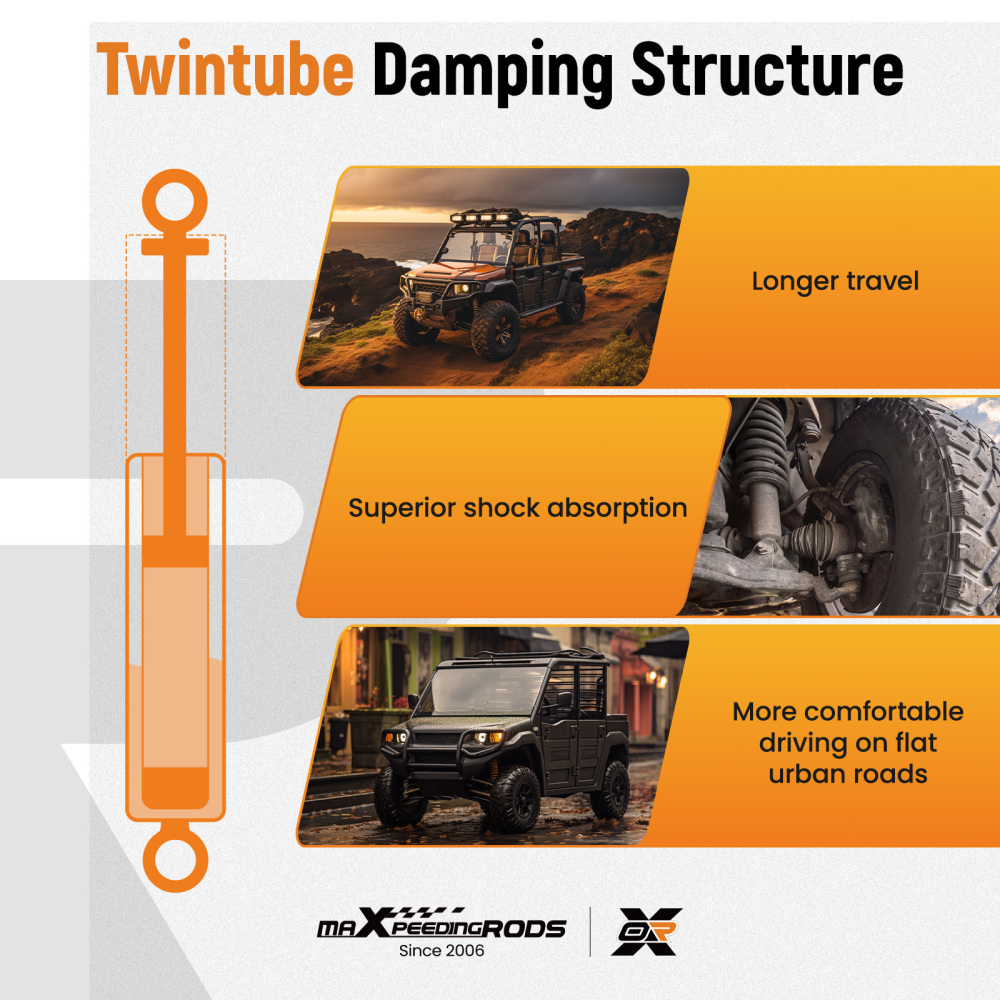 Full Set of Gas Shocks compatible for Honda Foreman 450 1998-2001 4x4 S/ES TRX450S