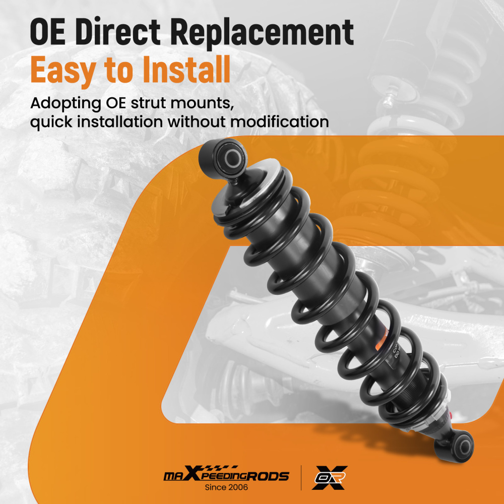 Rear Gas Shock Strut Absorber compatible for Kawasaki Brute Force 650 KVF650 2006-2013