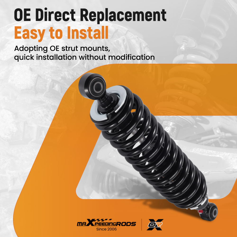 2x Rear Shocks Strut Absorber Kit compatible for Kawasaki Mule PRODX PRODXT 2016-2023