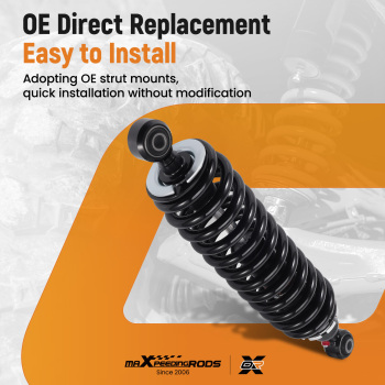 2x Rear Shocks Strut Absorber Kit compatible for Kawasaki Mule PRODX PRODXT 2016-2023