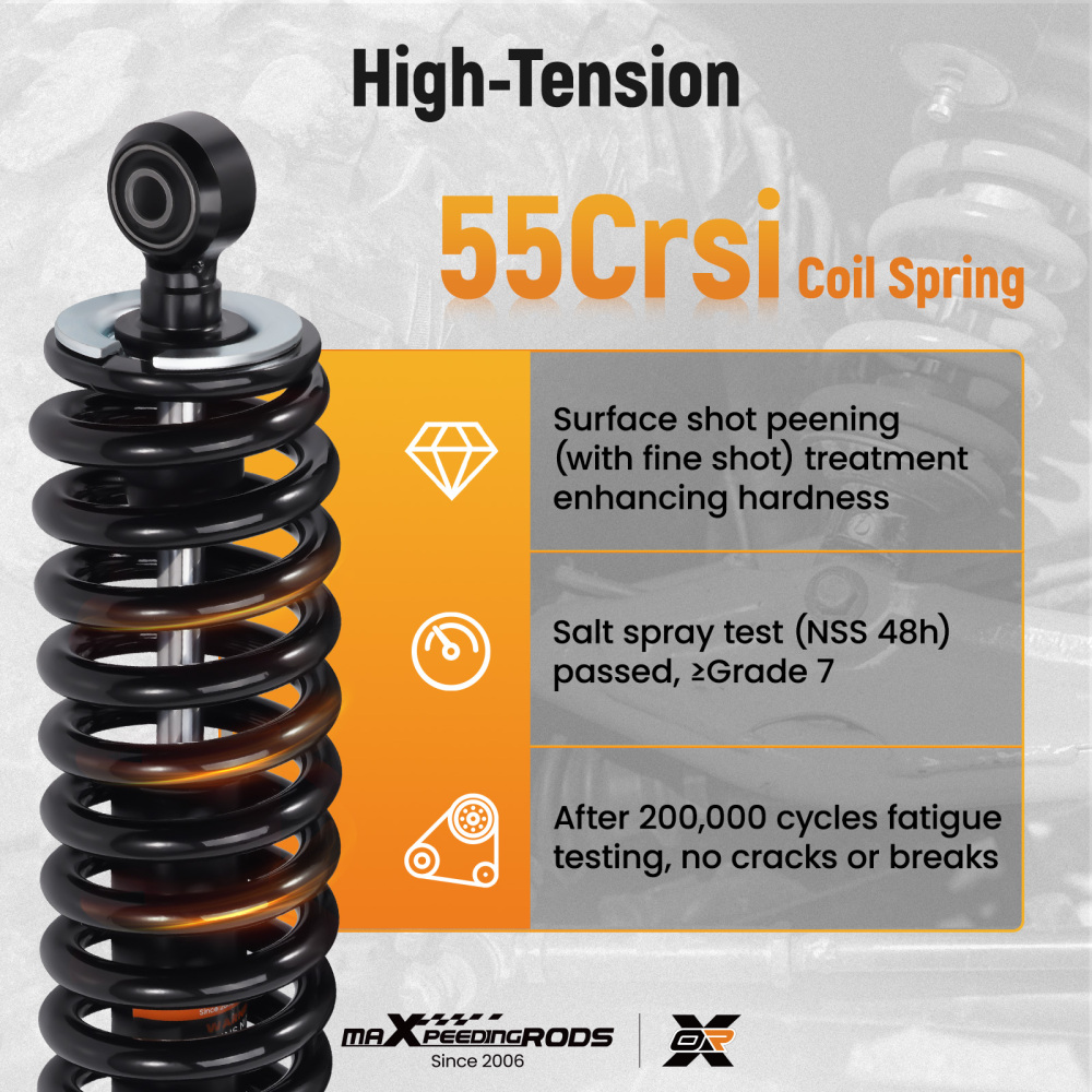 2x Rear Shocks Strut Absorber Kit compatible for Kawasaki Mule PRODX PRODXT 2016-2023