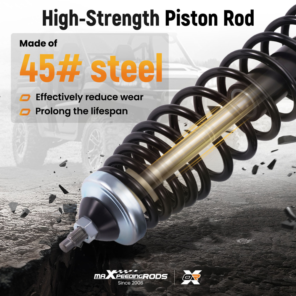Pair Front Shocks Struts Compatible for Polaris Ranger 700 500 850 1000 2x4 4x4 compatible for Sportsman