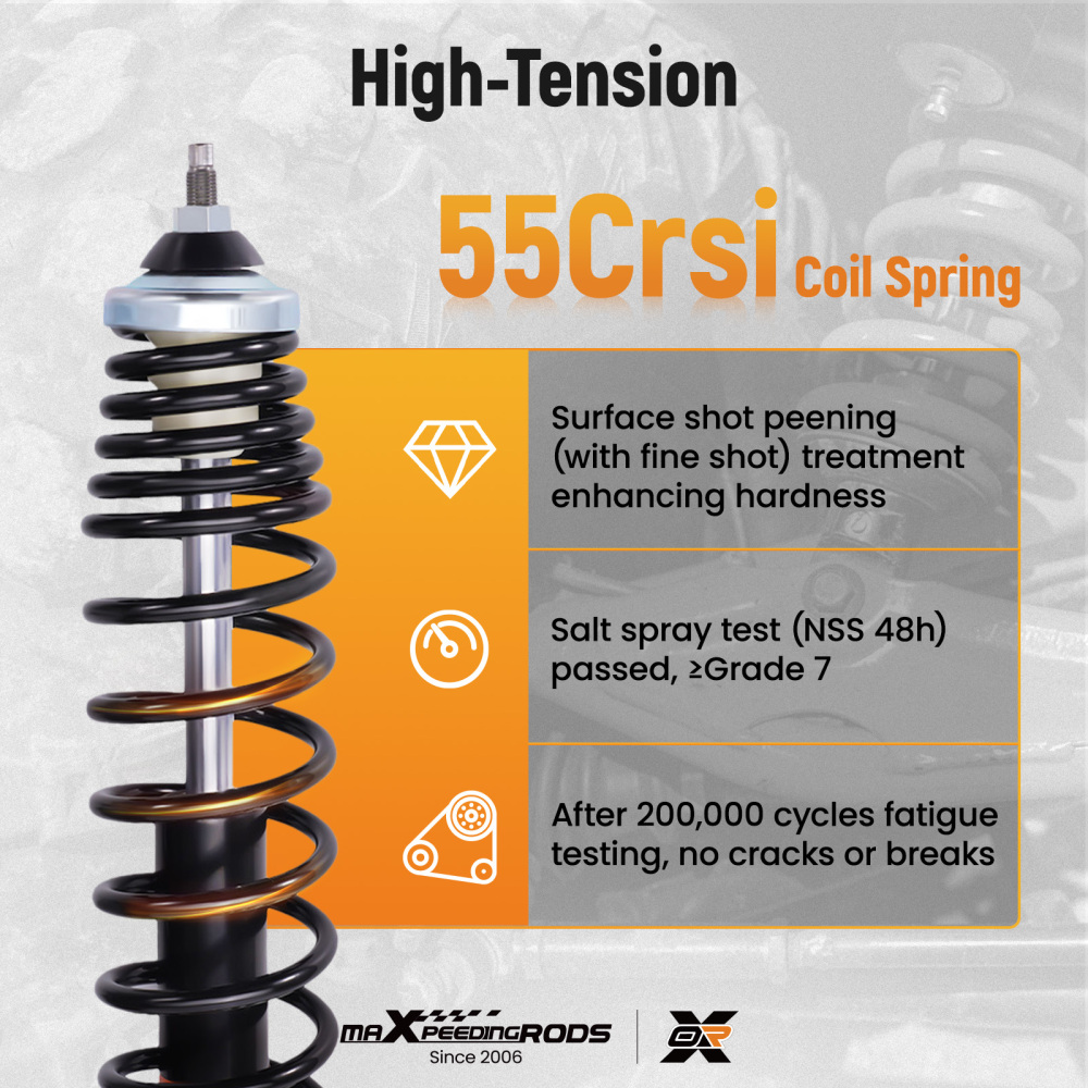 Pair Front Shocks Struts Compatible for Polaris Ranger 700 500 850 1000 2x4 4x4 compatible for Sportsman