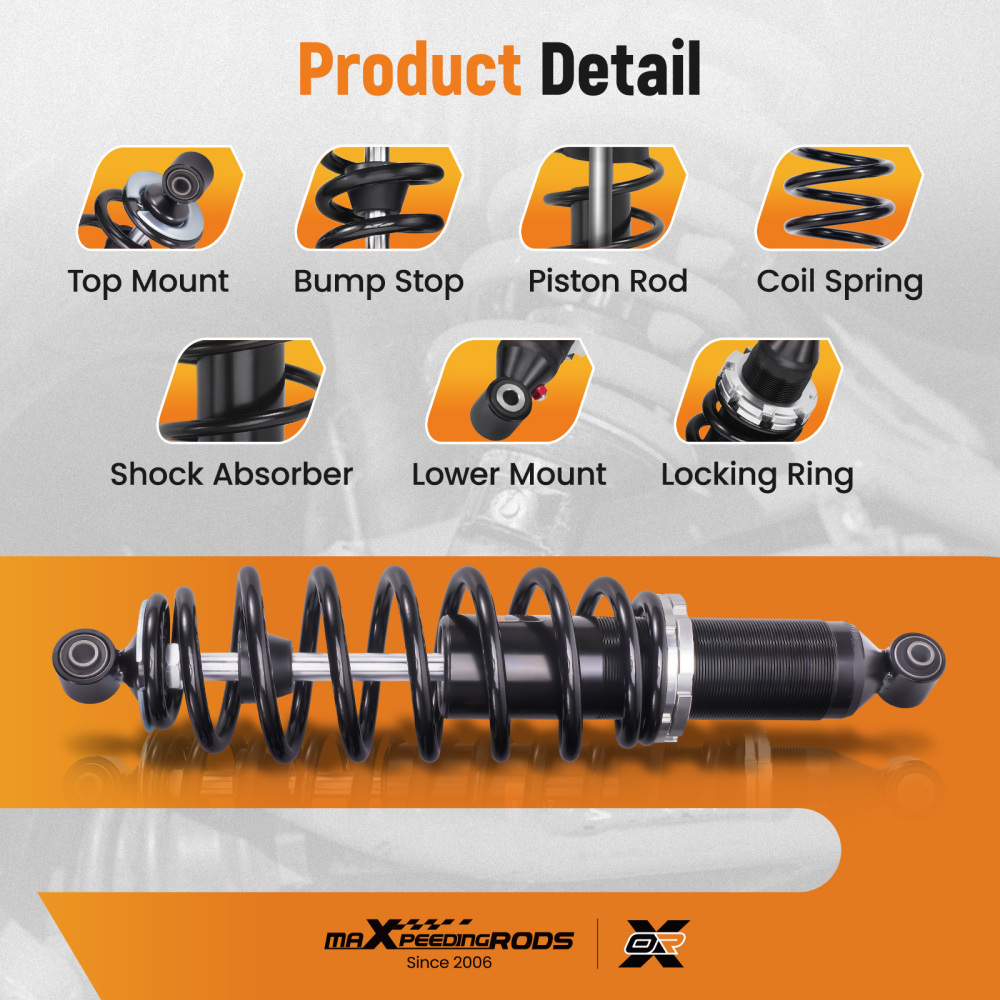 Rear Left/Right Shock Absorber compatible for Polaris Sportsman 450 4x4 16-24