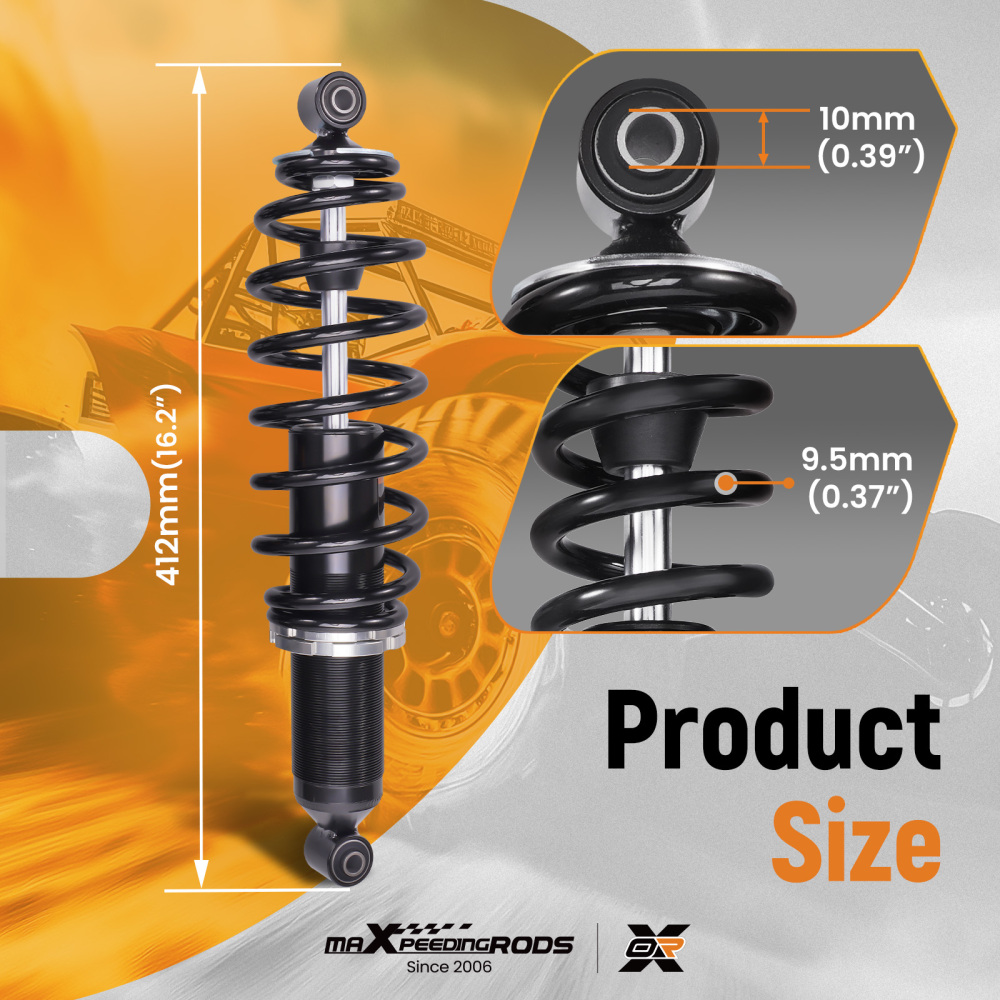 Rear Left/Right Shock Absorber compatible for Polaris Sportsman 450 4x4 16-24