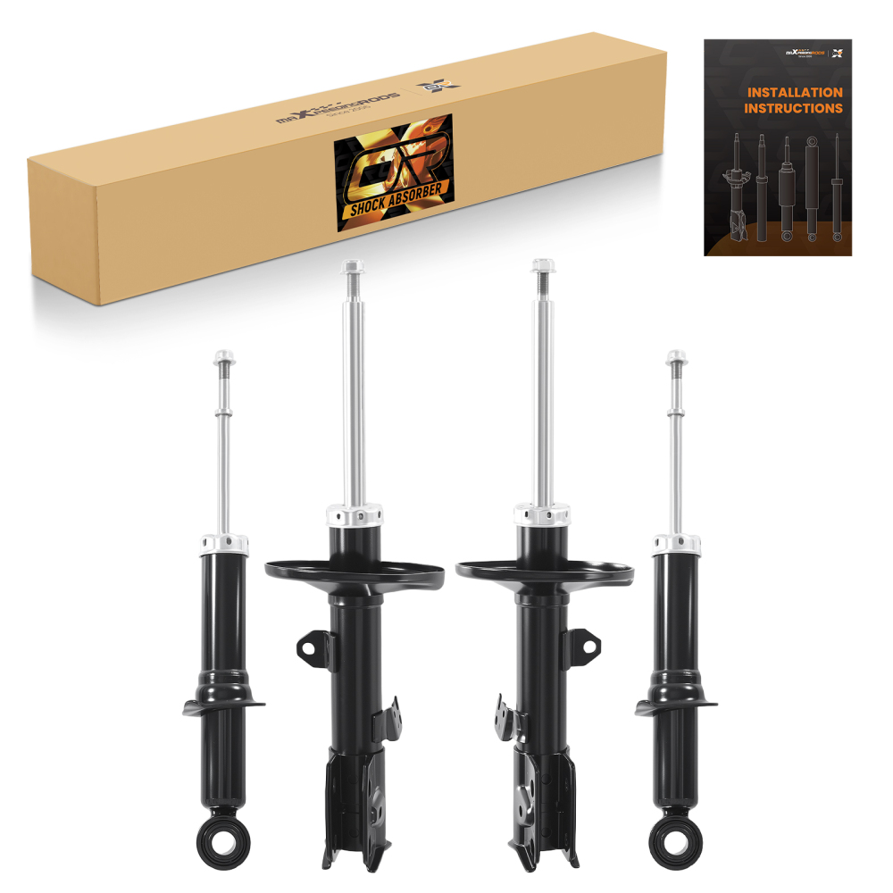 4x FrontRear Shocks Struts For 2009-2013 compatible for Toyota Corolla Matrix 09-10 compatible for Pontiac