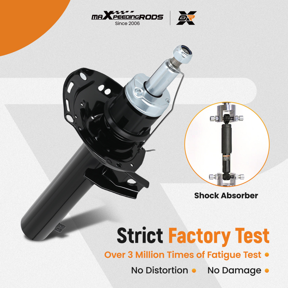 Front Shock Absorbers Pair compatible for VW GOLF VII 5G1, BQ1, BE1, BE2 2.0 TDI 2012-2020