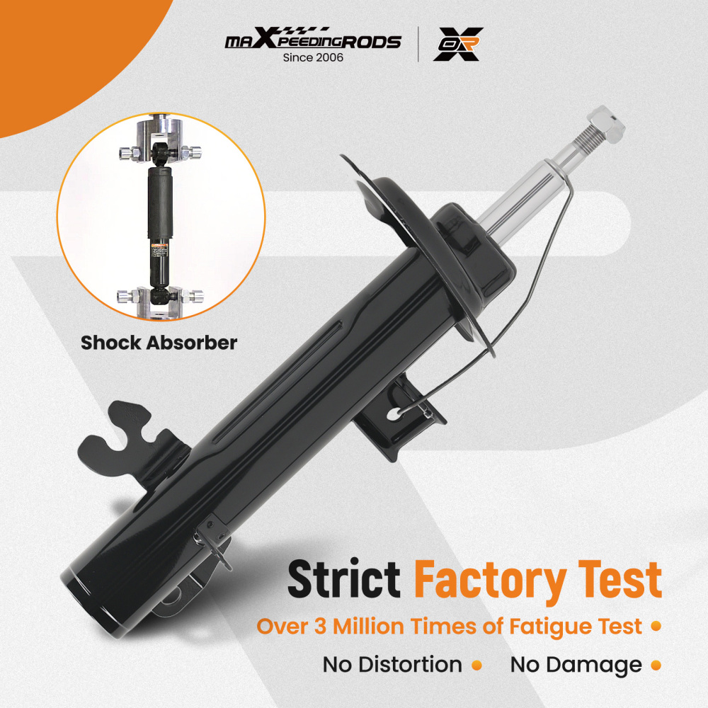 Front Shock Absorbers Shocks X2 compatible for Mini Convertible R52 Cooper S 2004-2006