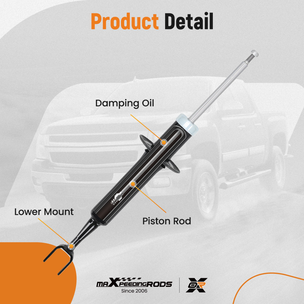 Front Shock Absorbers compatible for Audi A4 B6 B7 2000-2009 Shockers Dampers Kit Pair x2