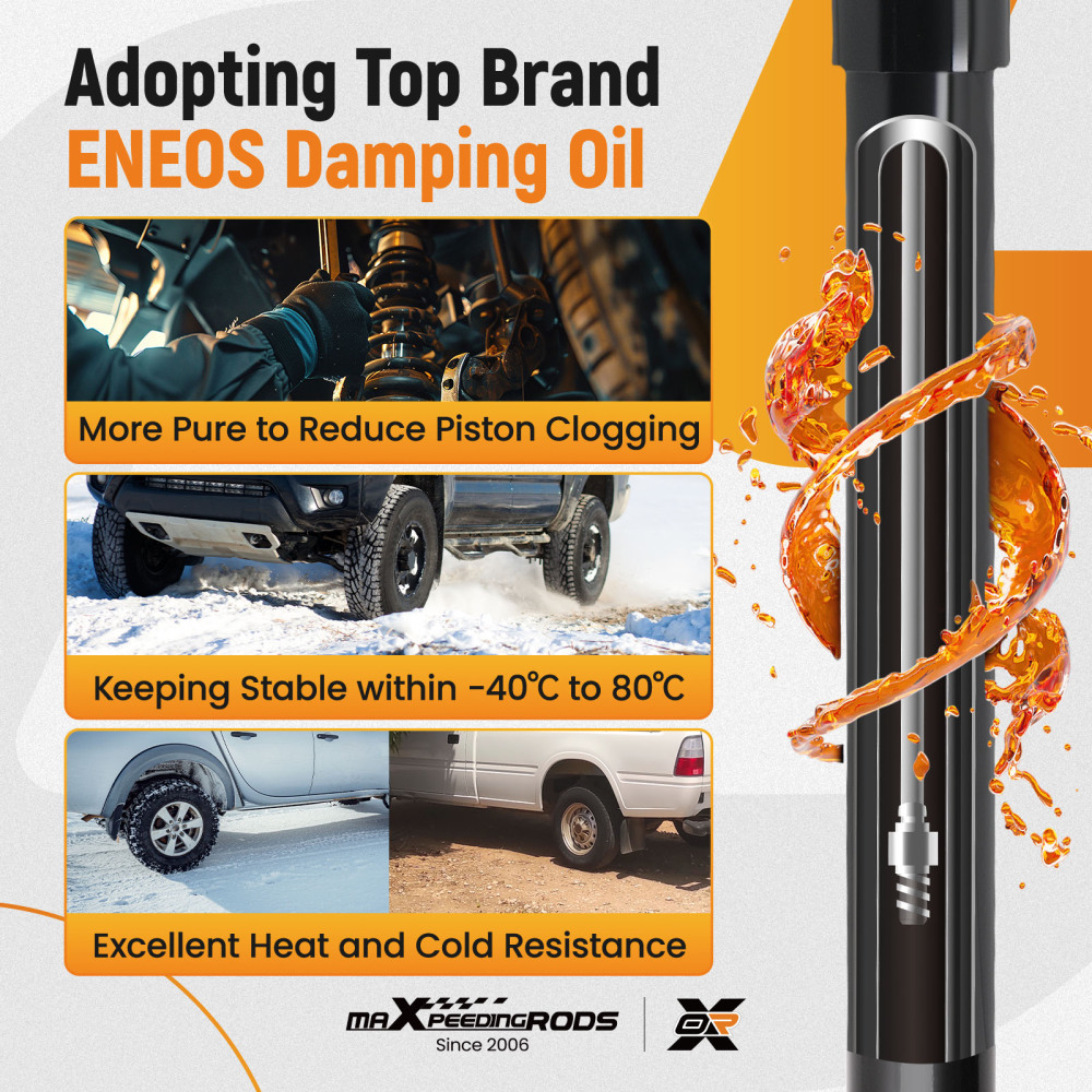 Rear Shock Absorbers Assembly compatible for Nissan Titan 2004-2015 TITAN XD 2016-2024