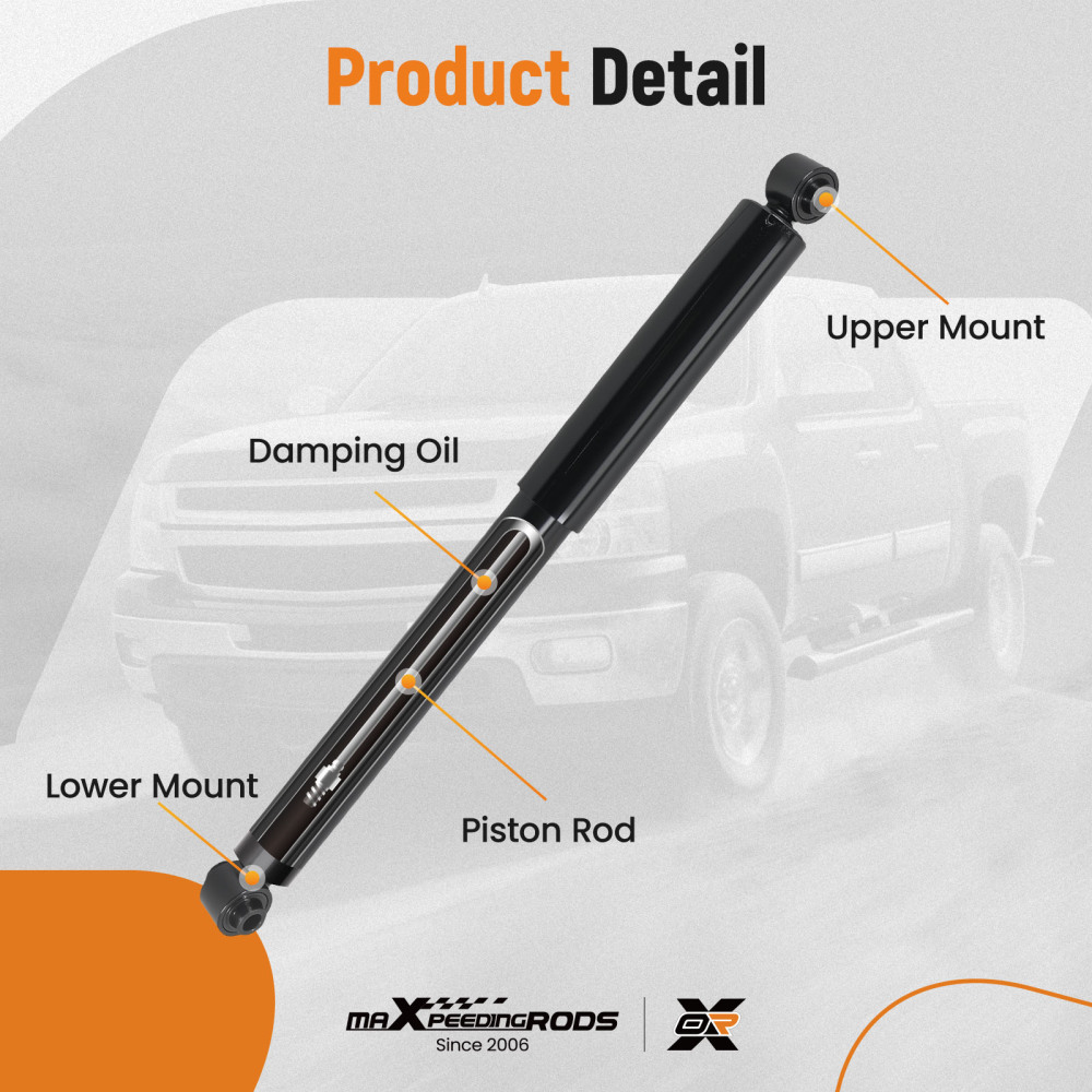 Rear Shock Absorbers Assembly compatible for Nissan Titan 2004-2015 TITAN XD 2016-2024