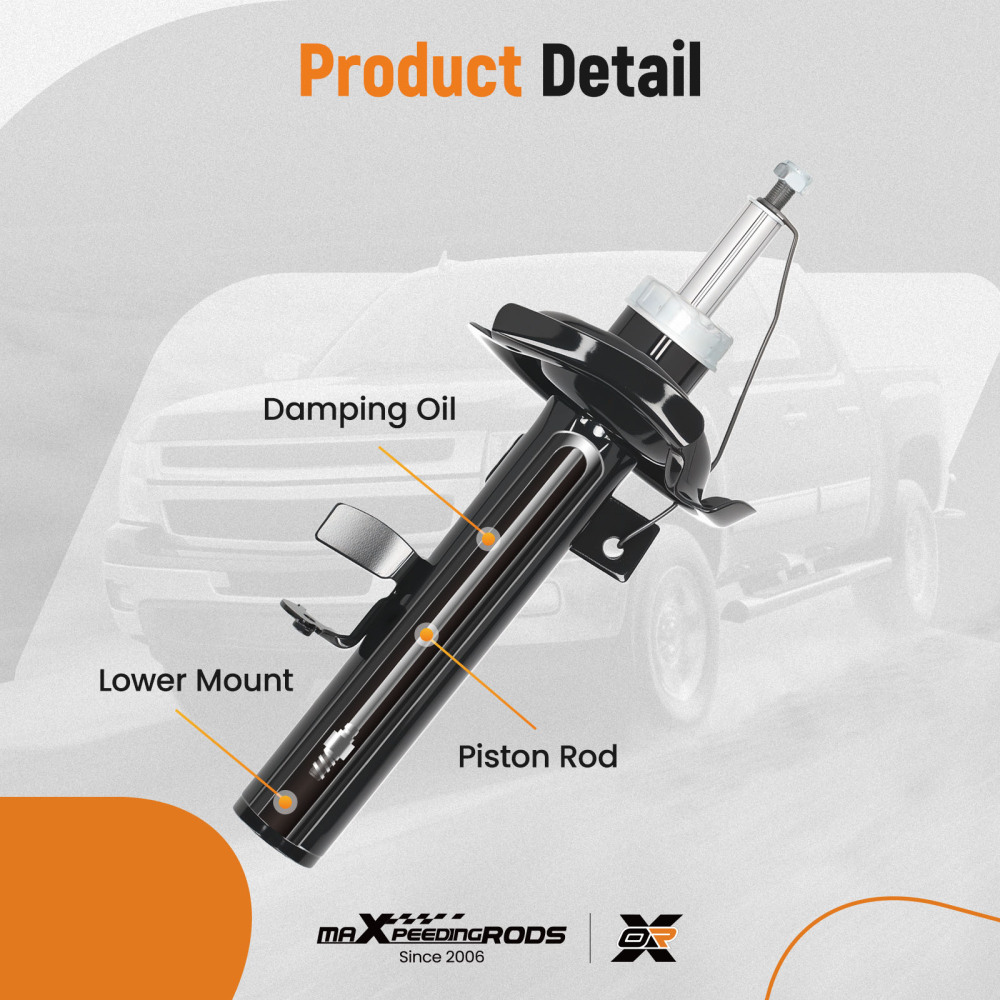 Front Suspension Shock Absorbers For Grand C-max 2010-2019 2.0 TDCi 1.6 Ti