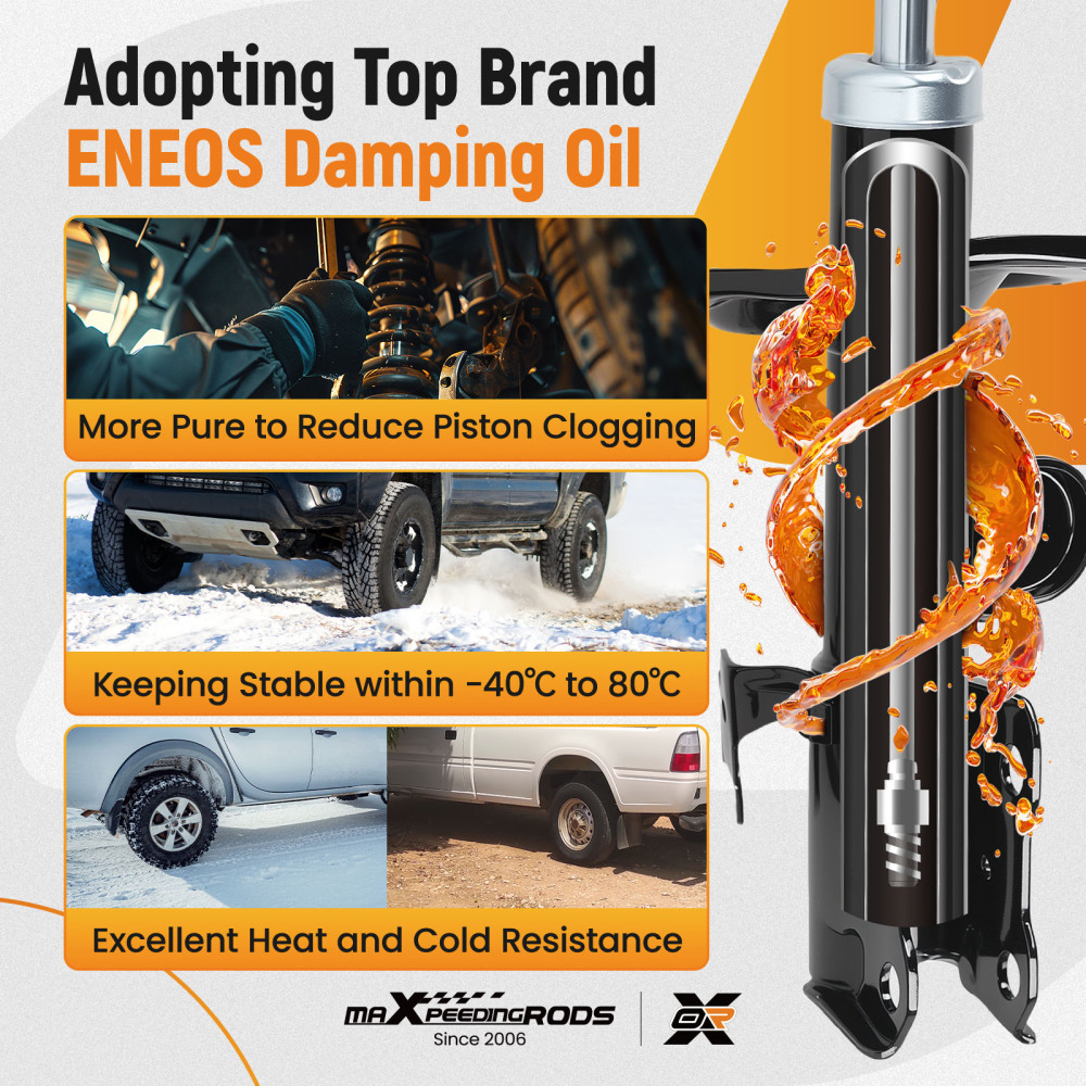 Front Shock Shockers compatible for Toyota Prius W3 08-21 1.8 Hybrid Shock Absorber