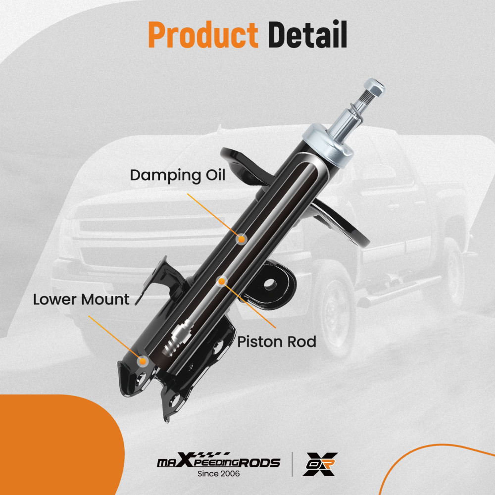 Front Shock Shockers compatible for Toyota Prius W3 08-21 1.8 Hybrid Shock Absorber