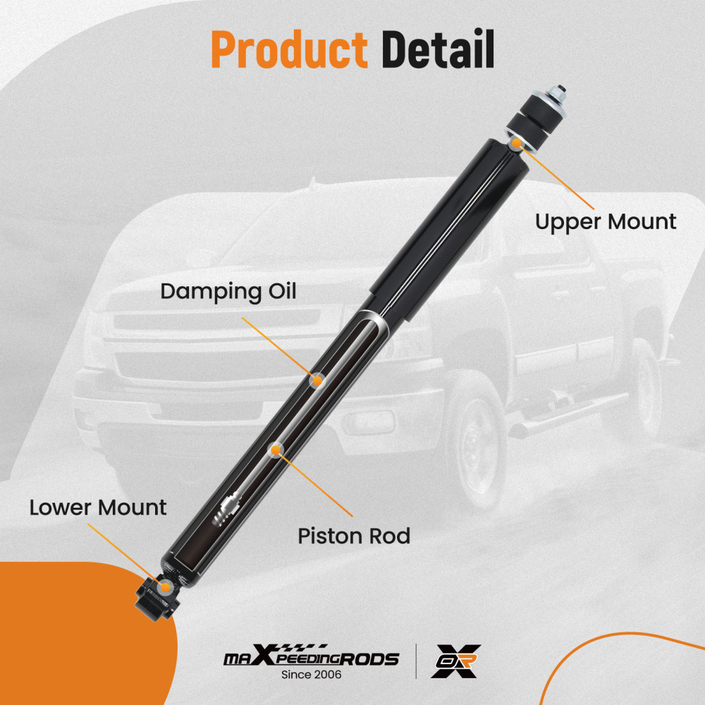 2pcs Suspension Front Shock Absorbers compatible for Ford F-350 Super Duty 4WD 2005-2024