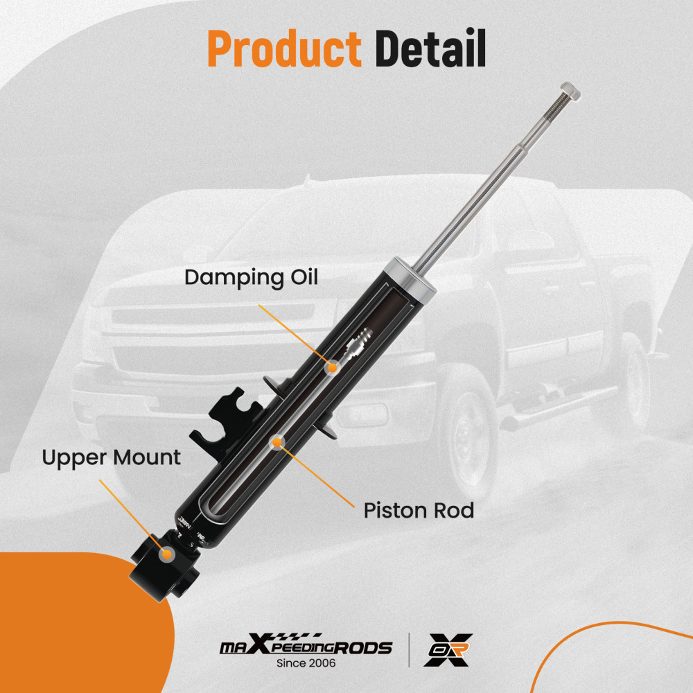 Rear Left Right Shock Absorbers compatible for Mini Mini 2001-2008 (R50, R53, R52) 2007 06