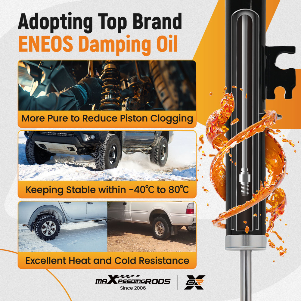 Rear Left Right Shock Absorbers compatible for Mini Mini 2001-2008 (R50, R53, R52) 2007 06