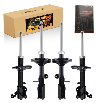 4pcs Front Rear Struts Shocks compatible for Toyota Corolla 1993-2002 compatible for Chevy Prizm compatible for Geo Prizm