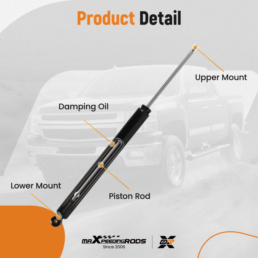 Rear Shock Absorbers Left Right compatible for FORD FOCUS C-MAX 2003-2012 compatible for MAZDA 3 1415594