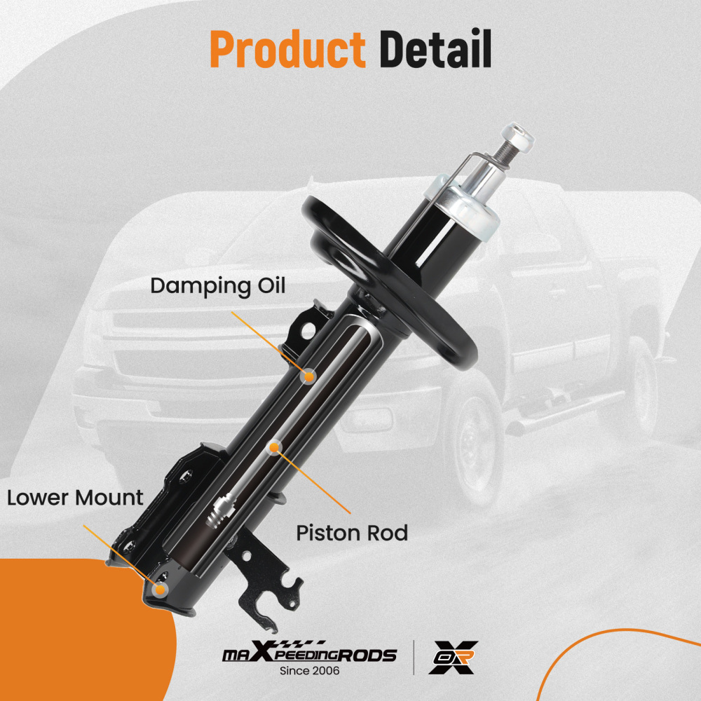 Front Shock Absorbers compatible for SAAB 9-3 ESTATE 1.9 TiD 2005-2015 Shocks Shockers Pair