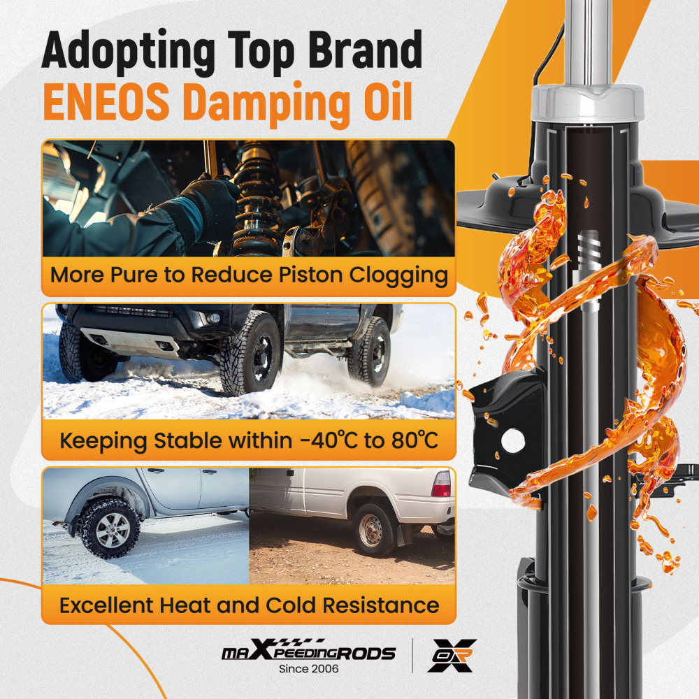 Front Left Right Shock Absorber compatible for BMW X5 E53 2000-2006 3.0d 4.4i 4.6is