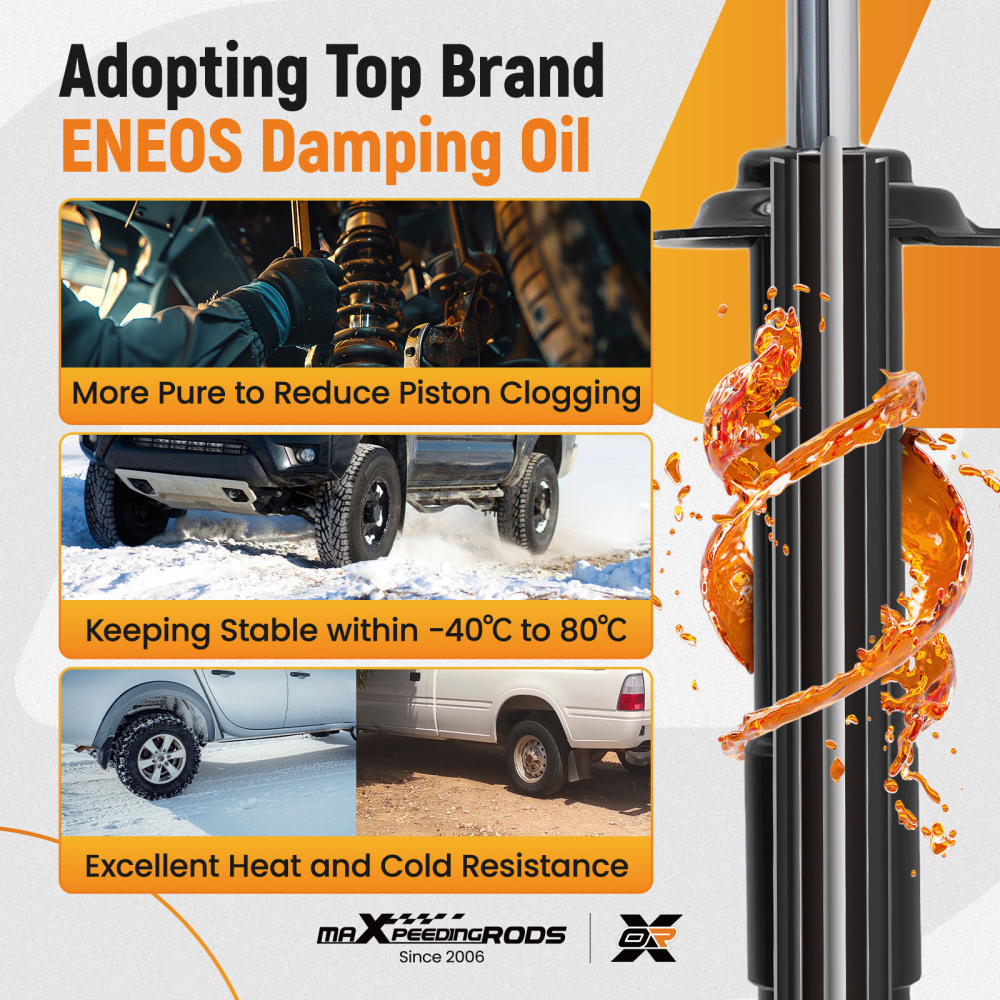 Front LeftRight Shock Absorbers compatible for BMW 5 Series E60 2001-2010 2002 2003 2004