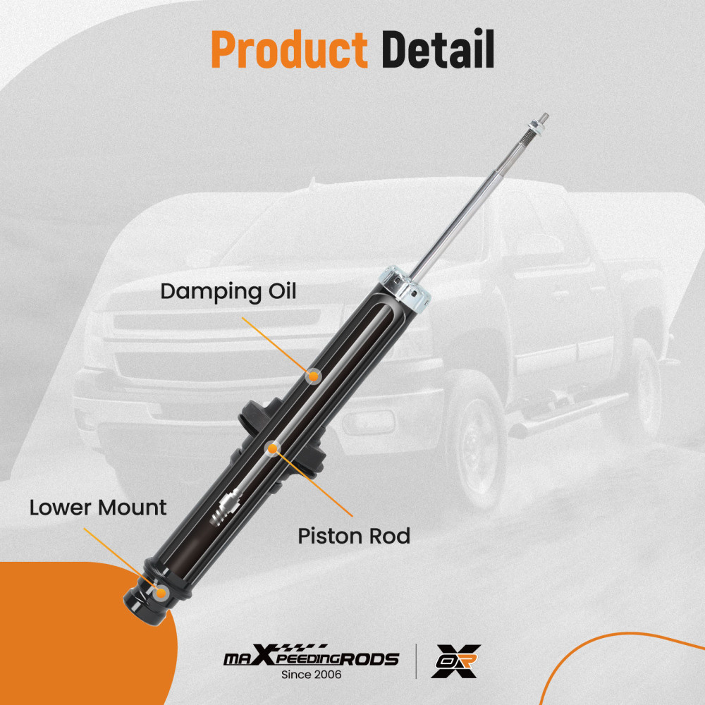 Front Pair Gas Shocks Absorbers Left Right Assembly For 2004-2009 compatible for Cadillac SRX