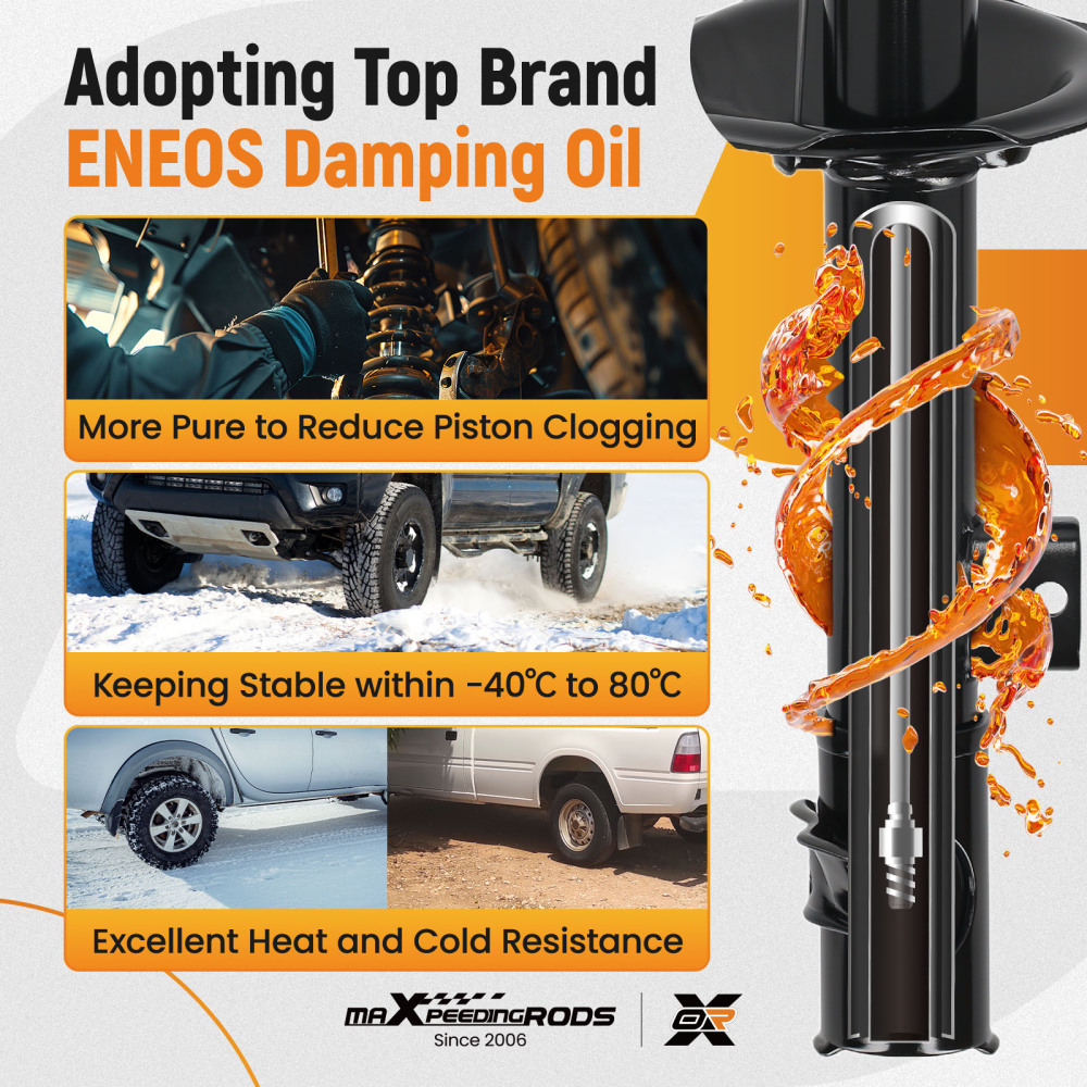 Front SHOCK ABSORBERS SHOCKS compatible for Nissan X-Trail 2001-2007 (T30) 2.0 2.2 2.5