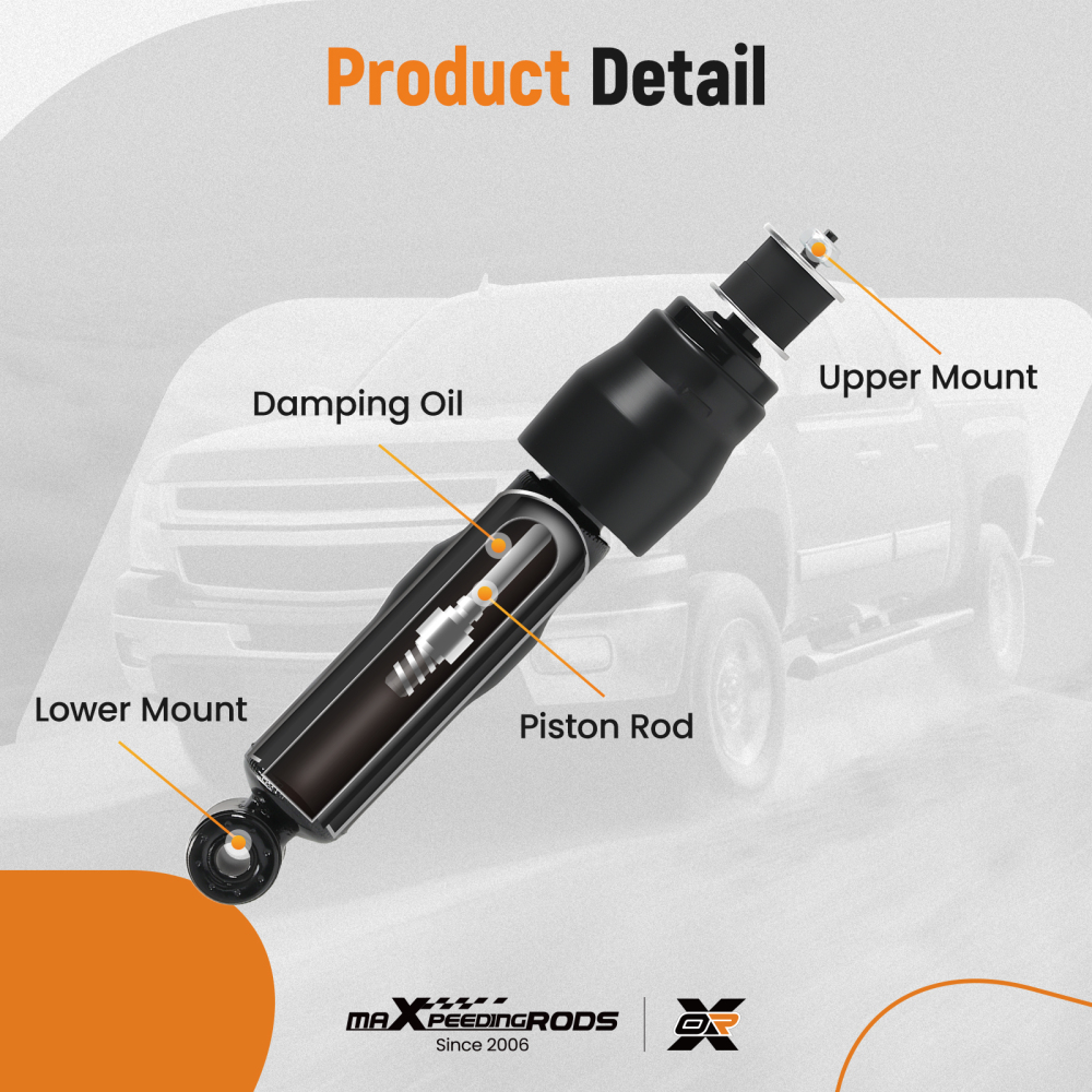 2 Ammortizzatori Pressione Gas Anteriore compatibile per Vw T4 Bus Transporter 344261