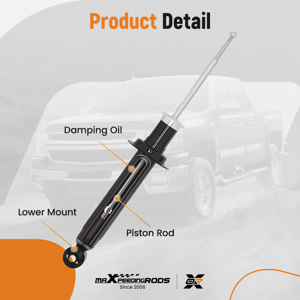 2 Ammortizzatori Posteriori compatibile per BMW Serie 7 E38 1994-2001 730d 735i, iL 740i, iL