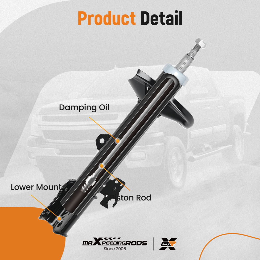 Front Shock Absorbers compatible for Toyota Rav4 Mk II 2.0 4wd 2000-2005 Shocks Shockers