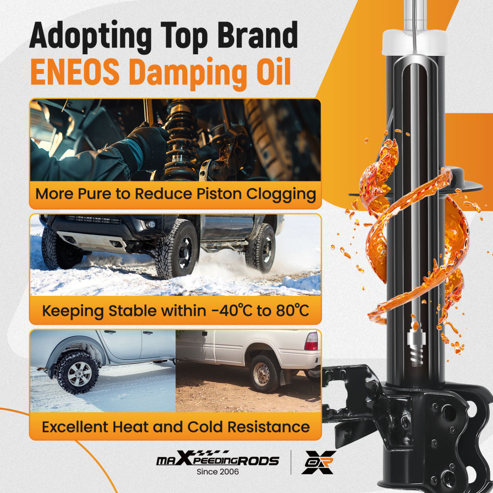 FRONT SHOCK ABSORBERS compatible for NISSAN MICRA II (K11) 1992-2003 SHOCKS SHOCKERS x2