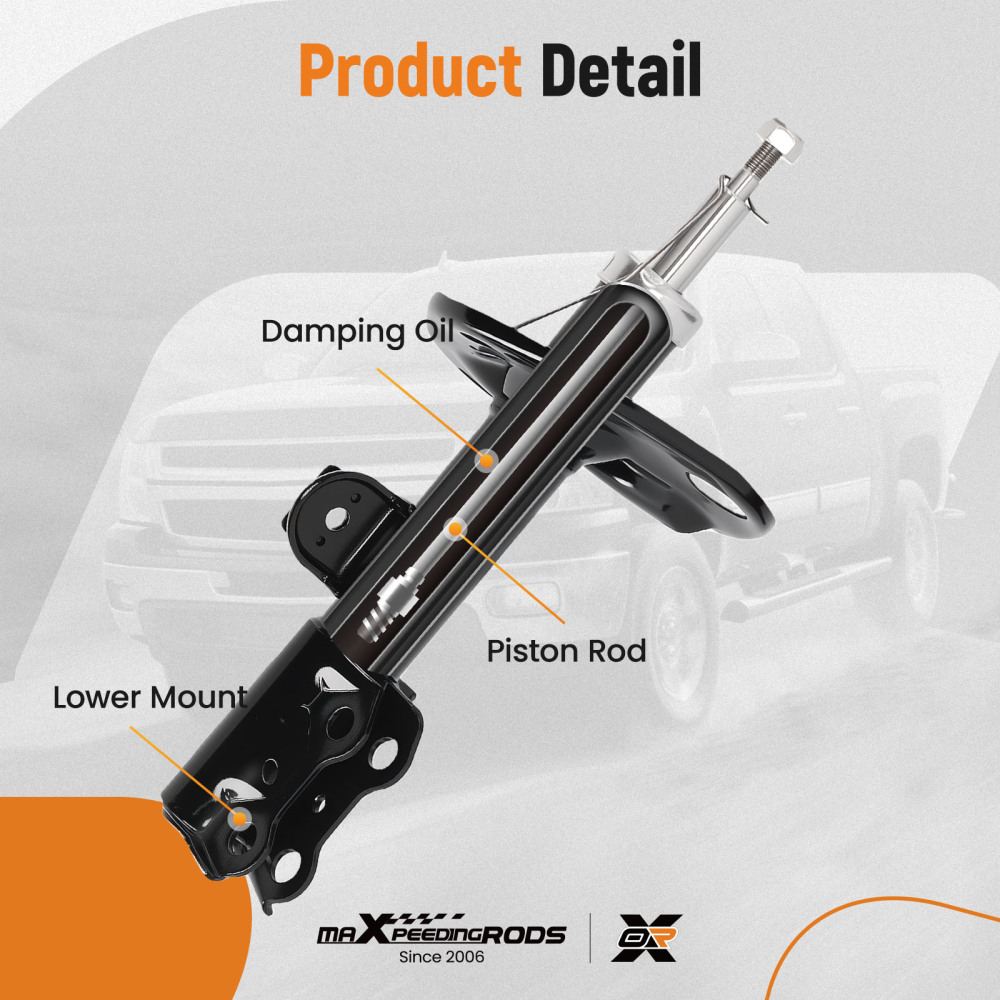 Front Shock Absorbers compatible for Toyota Rav4 2006-2013 Shocks Left Right Shocks Pairx 2